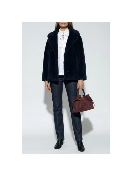 Skinny jeansy skinny Acne Studios niebieskie