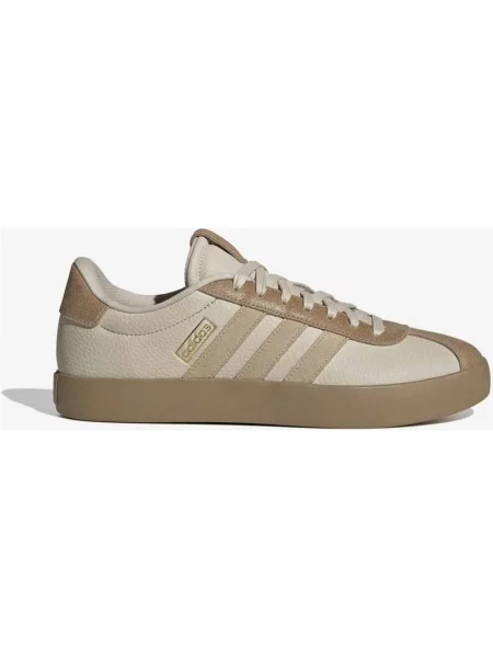Buty do biegania adidas VL Court beżowy jasnobrązowy 40 białe
