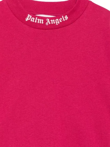 Dětské tričko Palm Angels růžové