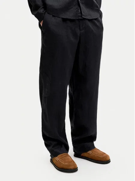 Jack & Jones Чино панталони St. Karl Loose Leg черен