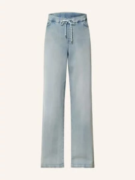Marc Cain Džíny S Širokými Nohavicemi Welkom blue denim modré