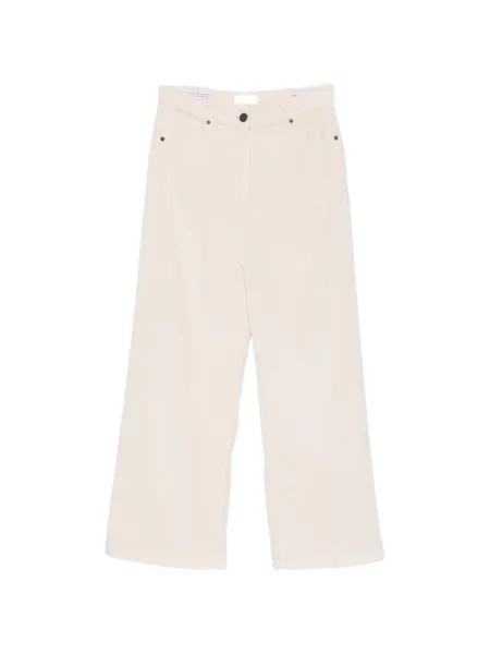 Pantaloni palazzo Peserico de catifea cord