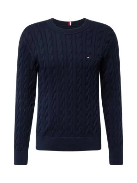 TOMMY HILFIGER Pulover Classics bleumarin albastru