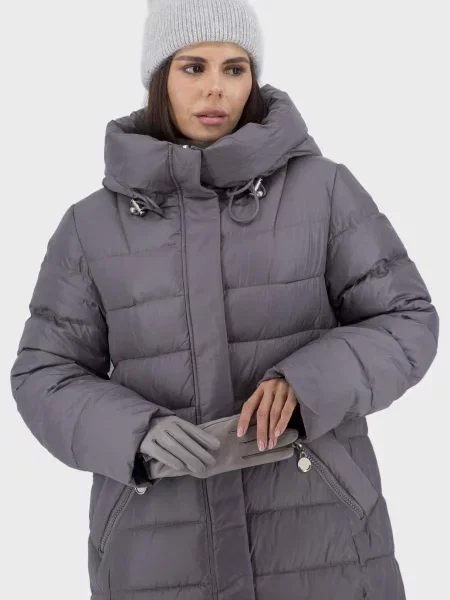 Пуховик Bella Bicchi серый