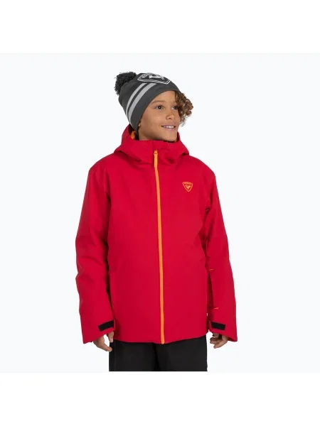 Gyerek sídzseki Rossignol Strawpile Jr ruby red. Méret: 16 piros