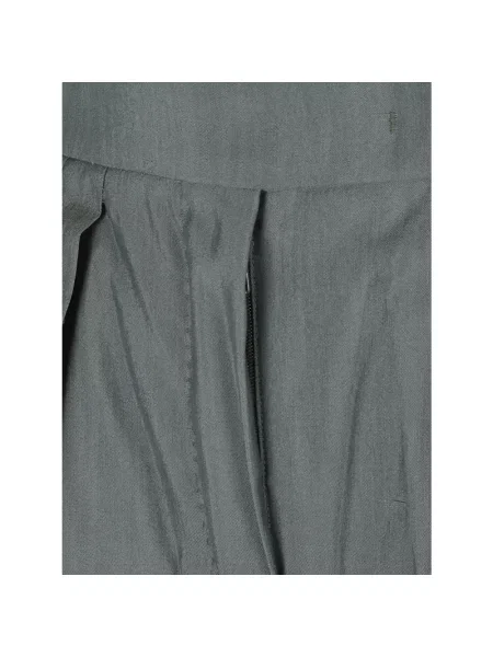 Spodnie Max Mara wełniane zielone
