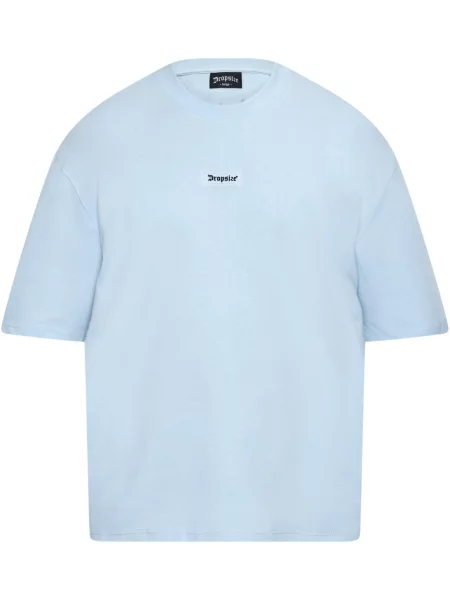 Dropsize Tricou albastru deschis negru