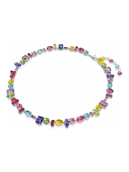 Naszyjnik Swarovski szary