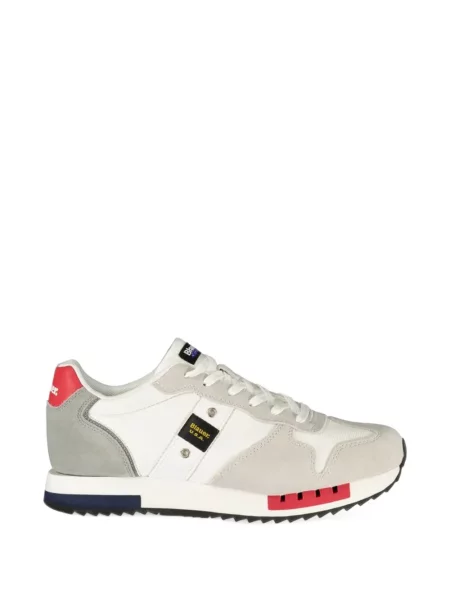 Sneakerși Blauer cu șireturi din dantelă gri