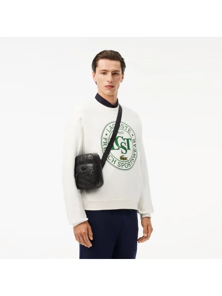 Lacoste сумка через плече чоловіча Monogram біла