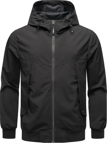 Ragwear Geacă outdoor Tyller Bonded negru