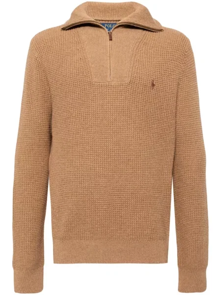 Prugasta mrežasta majica Polo Ralph Lauren plava