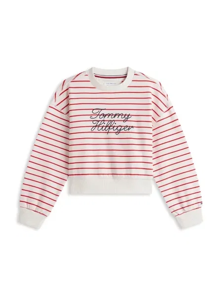 Tommy Hilfiger dukserica za djecu s pamukom bijela
