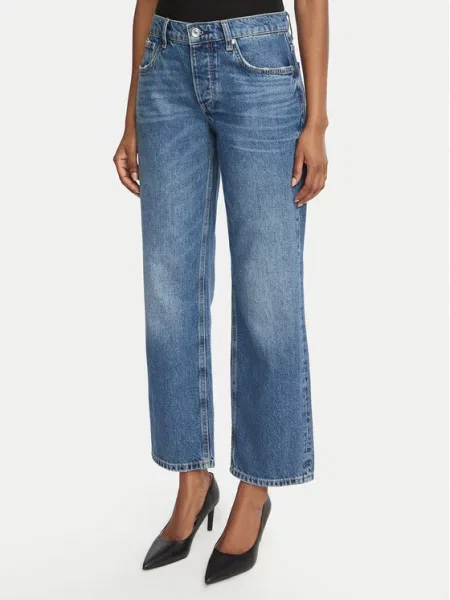 Liu Jo Farmer Selected by Gigi Hadid Sötétkék Cropped Leg