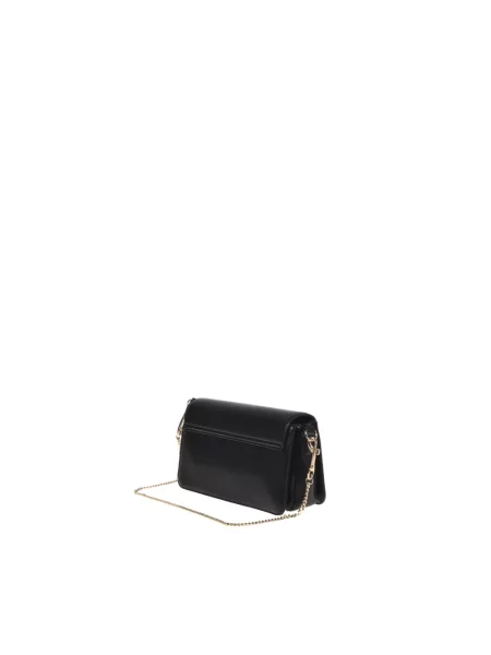 Torebka Love Moschino skórzana czarna