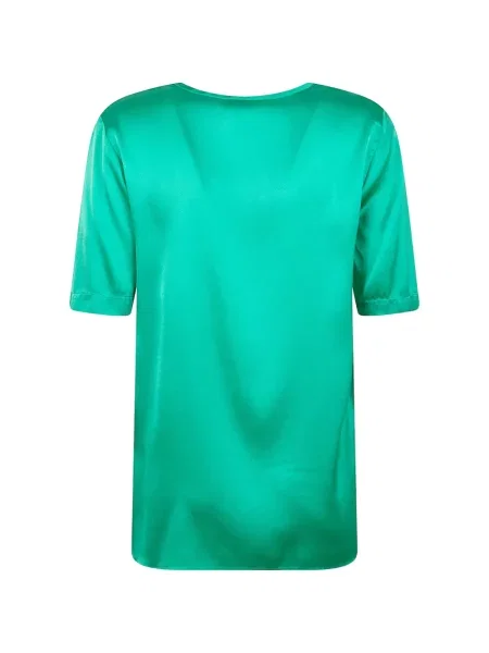 Tricou Her Shirt din satin verde