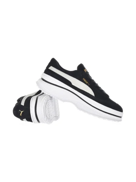 Pantofi Puma din piele de căprioară negru