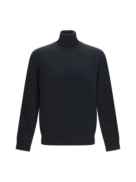 Sweter Zegna z kaszmiru niebieski