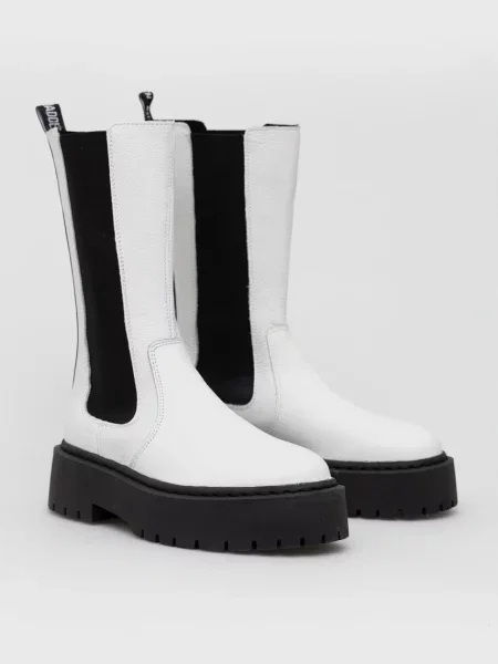 Шкіряні черевики Steve Madden Vivianne на платформі білий