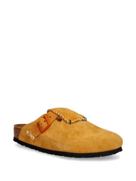 Papuci tip mules Birkenstock maro