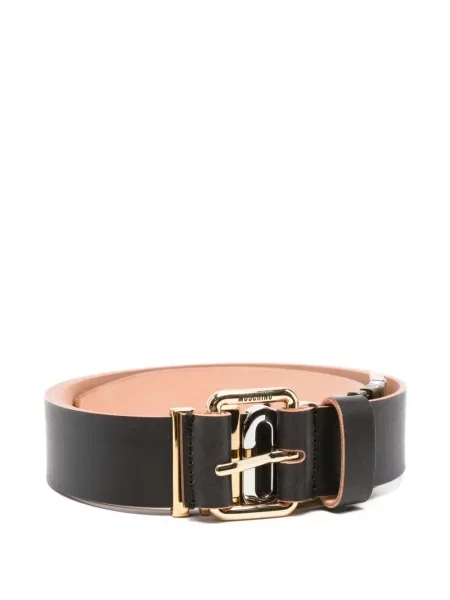 Curea Moschino din piele negru