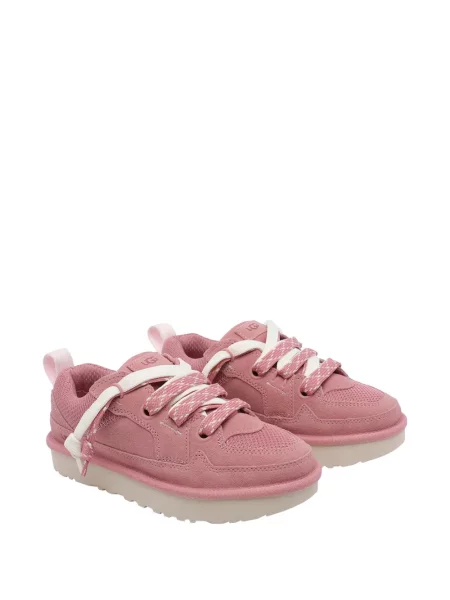 Sneakerși Ugg din piele de căprioară roz