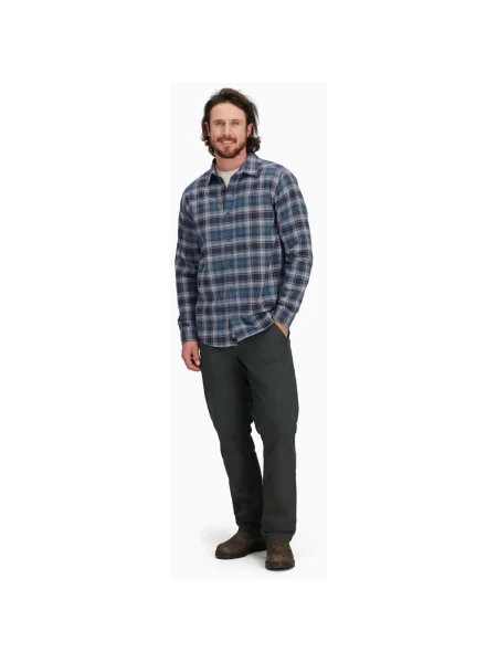 Flanelová košeľa Royal Robbins modrá