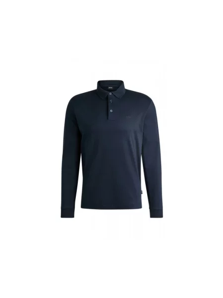 BOSS longsleeve Pado 30 niebieska