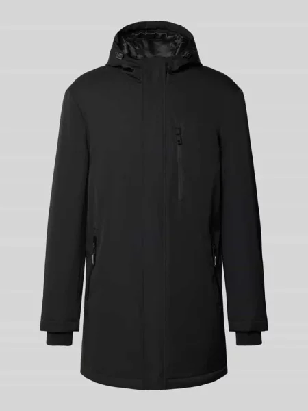Płaszcz parka z kapturem Mcneal czarna