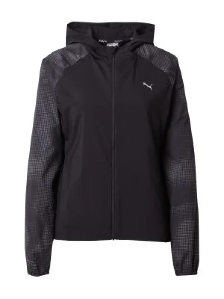 PUMA Športová bunda RUN FAVORITE' čierna