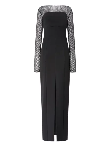 Rochie de seară Genny plasă negru