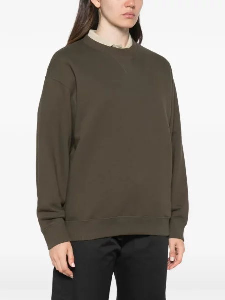 Pulover Jil Sander cu imagine cu decolteu rotund verde