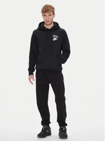 Nike Mikina Club Bb Černá bílá
