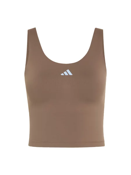 ADIDAS PERFORMANCE Sport top Studio All Me pastel / brocart albastru