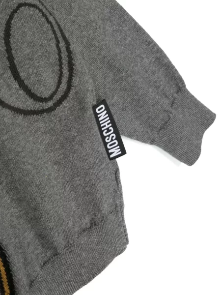 Sweter dziecięcy Moschino szary
