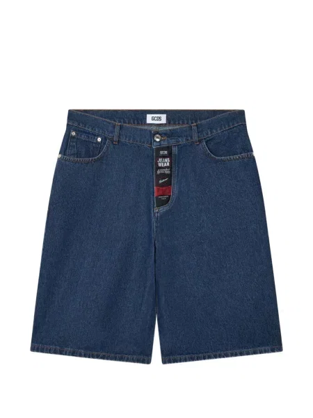 Pantaloni scurți Gcds cu strasuri albastru