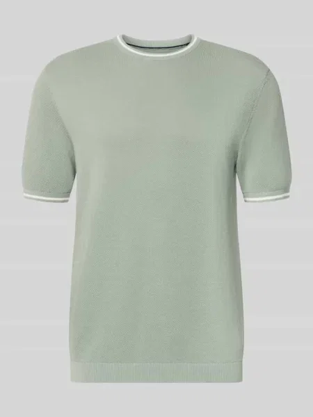 T-shirt o kroju regular fit z efektem dzianiny Christian Berg Men