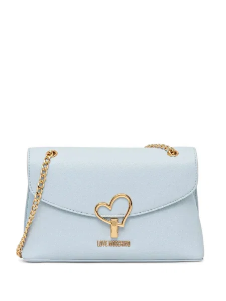 Боди Love Moschino със сърца синьо