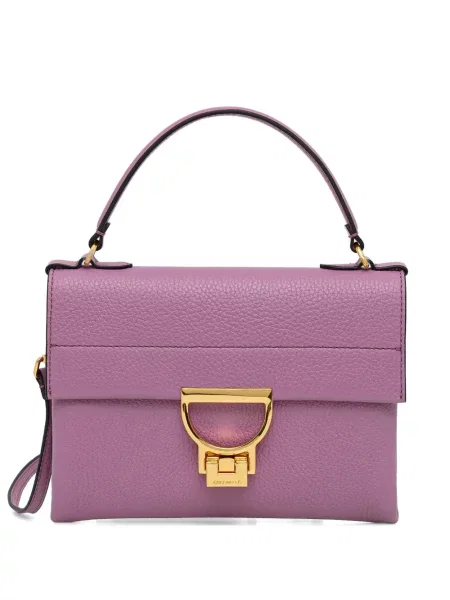 Mini geantă messenger Coccinelle mini violet
