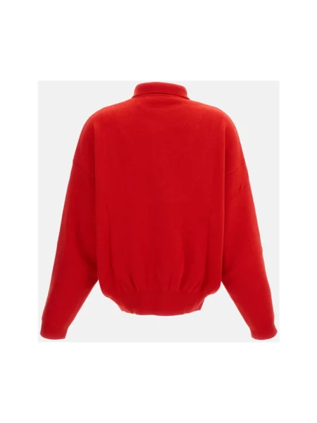 Koszulka polo Jacquemus wełniana czerwona