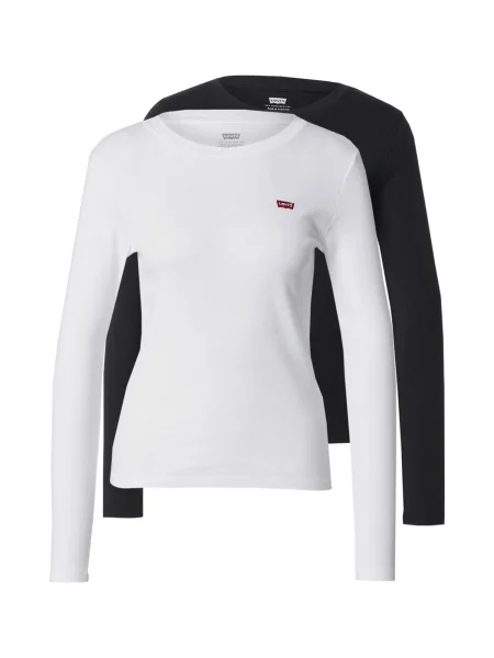 LEVI'S ® Tricou roșu / negru alb