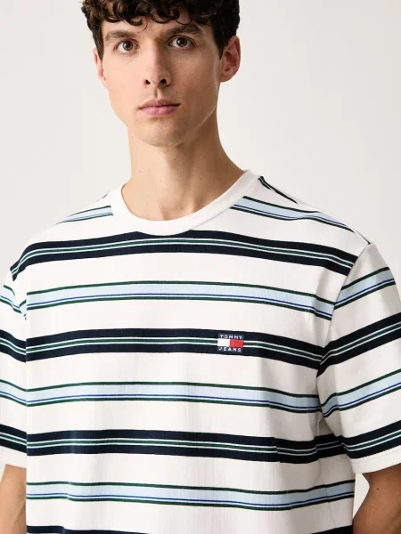 Tommy Jeans тениска мъжка от с бяло