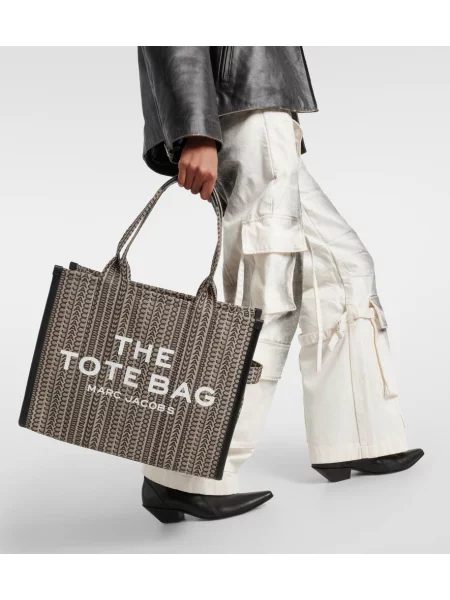 Geantă Marc Jacobs din canvas