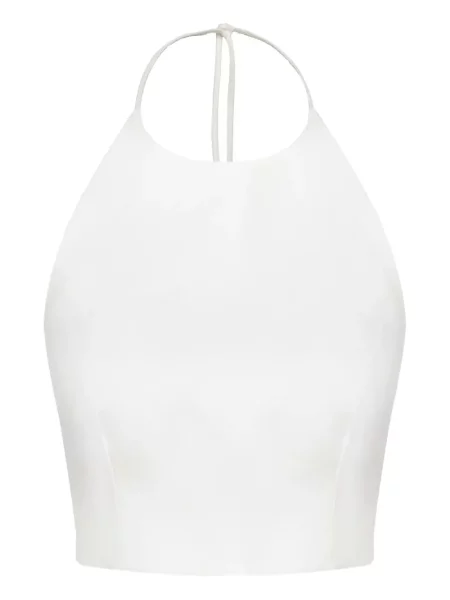 Halter top Lenny Niemeyer z dekoltem halter biały