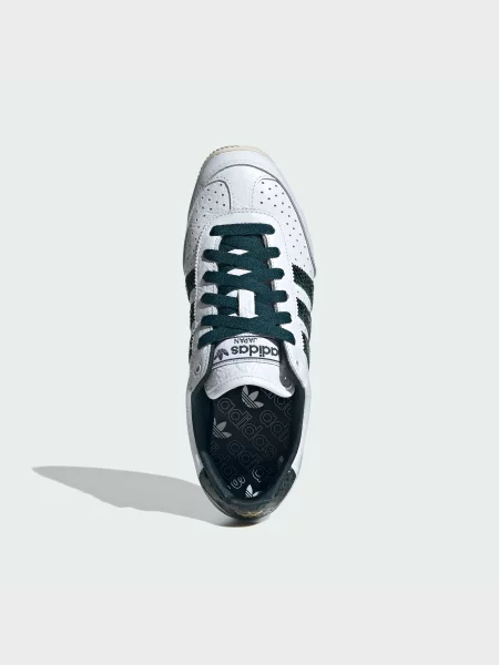 Кожаные кроссовки Adidas белые