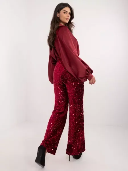 Pantaloni Italy Moda cu paiete