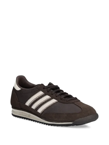 Pantaloni Adidas de catifea cord cu imagine roșu