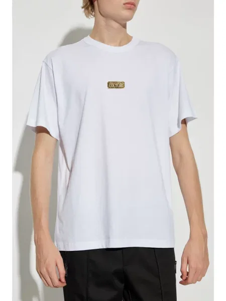 Marškinėliai Versace Jeans Couture balta