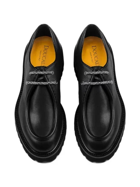 Pantofi derby Doucal's din piele negru