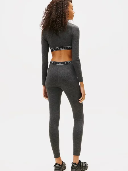 Топ Tommy Jeans сірий